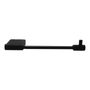 PORTA ROLLO TECNOBATH LUCENT MATE NEGRO