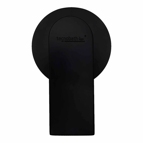 MONOMANDO PARA REGADERA EMPOTRAR LATON NEGRO MATE CARTUCHO CERAMICO
