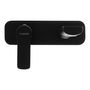 LLAVE PARA LAVABO MONOMANDO NEGRO MATE EMPOTRAR EN MURO CUELLO ALTO