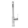LLAVE PARA FREGADERO MONOMANDO CROMO MANERAL TIPO PALANCA 19" CONTROL SUAVE