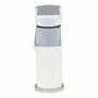 LLAVE PARA LAVABO MONOMANDO BLANCO Y CROMO LUCENT CUELLO BAJO