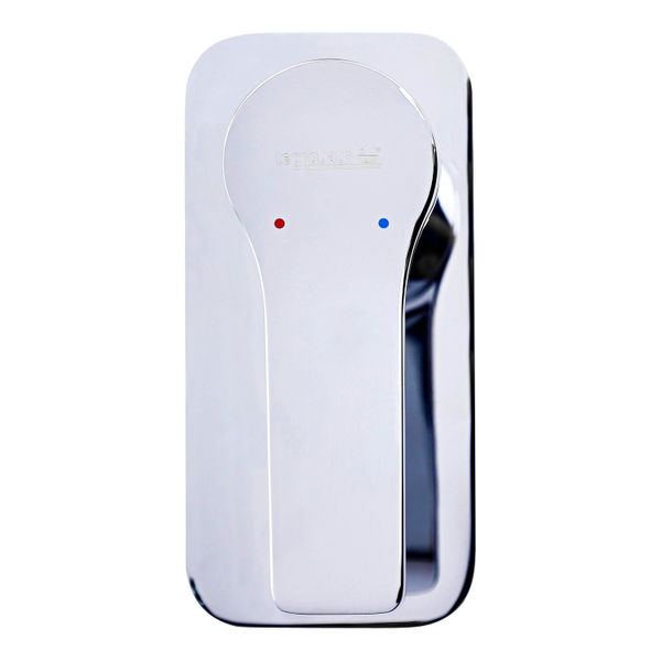 MONOMANDO PARA REGADERA EMPOTRABLE LATON CROMO CARTUCHO CERAMICO