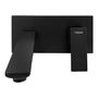 LLAVE PARA LAVABO MONOMANDO NEGRO MATE EMPOTRAR CON CARTUCHO CERÁMICO