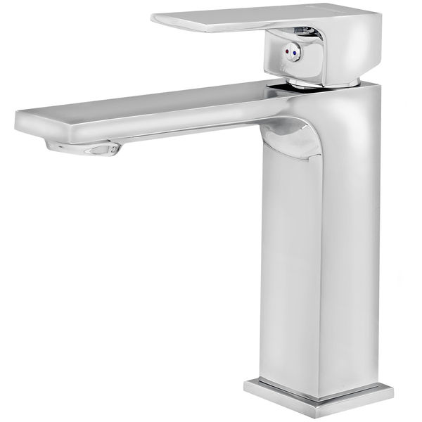 LLAVE PARA LAVABO MONOMANDO CROMO SOBREPONER EN LAVABO DURABLE