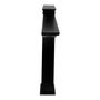 LLAVE PARA LAVABO MONOMANDO NEGRO ROW CUELLO ALTO