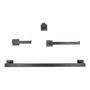 SET DE 4 ACCESORIOS PARA BAÑO ACERO INOXIDABLE