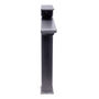 LLAVE PARA LAVABO MONOMANDO GUN METAL ROW CUELLO ALTO