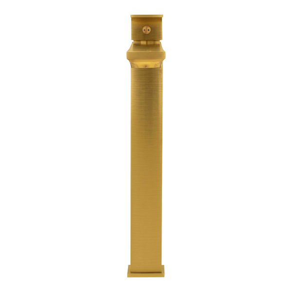 LLAVE PARA LAVABO MONOMANDO DORADO ROW CON CARTUCHO CERÁMICO