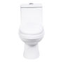 SANITARIO DE UNA PIEZA ALARGADO 4 A 6 L BLANCO DOBLE DESCARGA