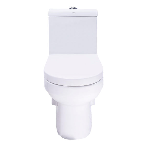 SANITARIO DE UNA PIEZA BLANCO DOBLE DESCARGA ASIENTO CIERRE SUAVE