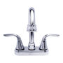 LLAVE PARA LAVABO DUOMANDO CROMO 4" CUERPO METALICO