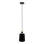LÁMPARA COLGANTE INCANDESCENTE 1.48 M X 14 CM NEGRO