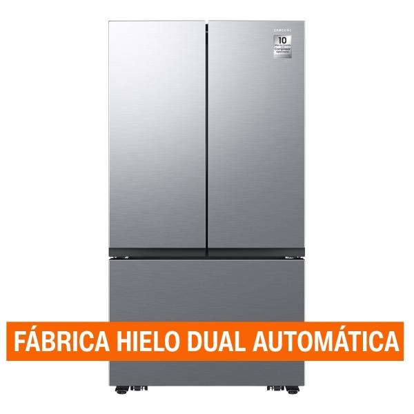 REFRIGERADOR 32 PIES FRENCH DOOR 3 PUERTAS SPACEMAX SILVER MATT