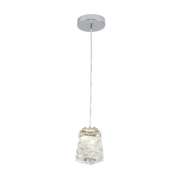 COLGANTE DE CRISTAL LED 1 LUZ LUXOR