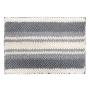 TAPETE PARA BAÑO POLIÉSTER Y BASE DE LÁTEX 40 X 60 CM GRIS RAYAS ANTIDESLIZANTE