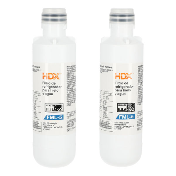 FILTRO PARA REFRIGERADOR LG LT1000P AGUA REDUCE CONTAMINANTES 6 MESES PLÁSTICO PIEZAS BLANCO