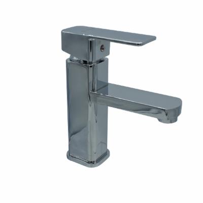 LLAVE PARA LAVABO MONOMANDO CROMO CUELLO BAJO ESTILO CONTEMPORÁNEO