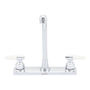 LLAVE PARA FREGADERO DUOMANDO CROMO CUELLO DE ACERO 11" MAYOR DURABILIDAD