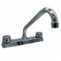 LLAVE PARA FREGADERO DUOMANDO CROMO CUELLO FIJO 8" MAYOR DURABILIDAD