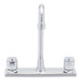 LLAVE PARA FREGADERO DUOMANDO CROMO CON MANERALES METÁLICOS 10.8" CUERPO LATÓN