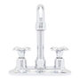 LLAVE PARA LAVABO DUOMANDO CROMO DE 8 PULGADAS CUELLO ALTO