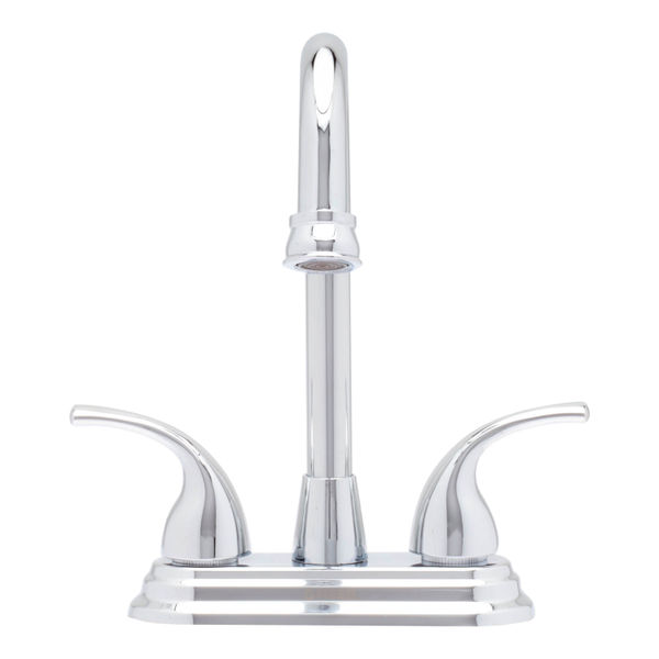 LLAVE PARA LAVABO DUOMANDO CROMADO CUELLO ALTO CONTROL PRECISO