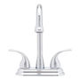 LLAVE PARA LAVABO DUOMANDO CROMADO CUELLO ALTO CONTROL PRECISO