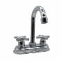 LLAVE PARA LAVABO DUOMANDO CROMO CUELLO ALTO CIERRE DE 1/4 DE VUELTA