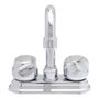 LLAVE PARA LAVABO DUOMANDO CROMO CUELLO ALTO MAYOR DURABILIDAD