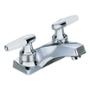 LLAVE PARA LAVABO DUOMANDO 2 MANERALES CROMADO DE INSTALACION EN LAVABO CON CUERPO DE LATON