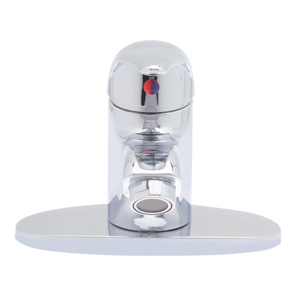LLAVE PARA LAVABO MONOMANDO CROMO CUELLO BAJO MANERAL ABS