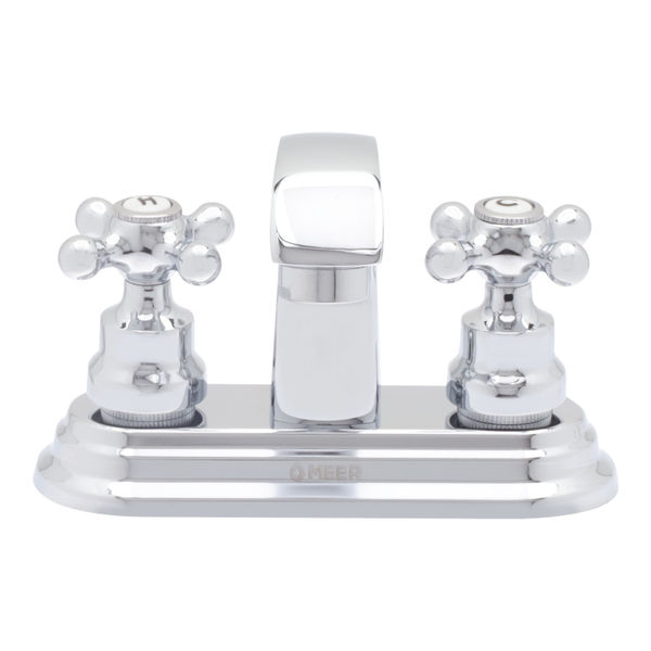 LLAVE PARA LAVABO DUOMANDO CROMO 4" DISEÑO CLÁSICO