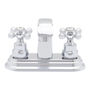 LLAVE PARA LAVABO DUOMANDO CROMO 4" DISEÑO CLÁSICO