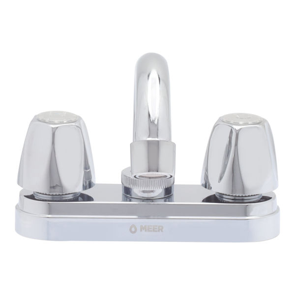 LLAVE PARA LAVABO DUOMANDO CROMO CUELLO METÁLICO
