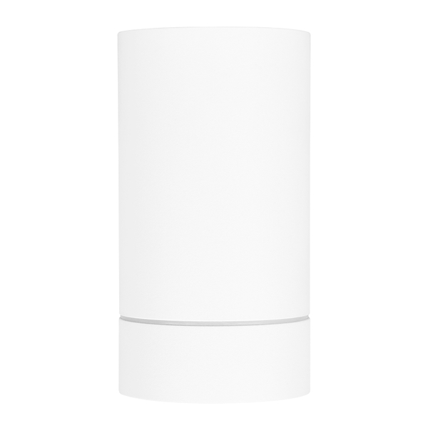 ARBOTANTE DE MURO LED SOBREPONER 6W 1 FOCO CÁLIDA IP65 BLANCO MATE