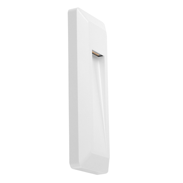 ARBOTANTE DE MURO LED SOBREPONER 1.23W 3000K IP65 BLANCO MATE