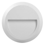 ARBOTANTE DE MURO LED EXTERIOR SOBREPONER 1.62W LUZ CÁLIDA IP65 BLANCO MATE