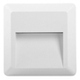 ARBOTANTE DE MURO LED SOBREPONER 1.5W 3000K IP65 BLANCO MATE