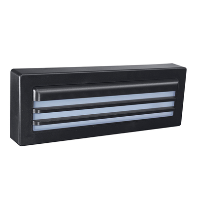 ARBOTANTE DE MURO LED EXTERIOR SOBREPONER 3.26W 3000K IP65 NEGRO