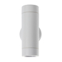 ARBOTANTE DE MURO LED GU10 SOBREPONER 14 W 2 LUCES IP54 BLANCO MATE