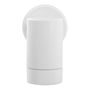 ARBOTANTE DE MURO LED SOBREPONER 6W 1 FOCO CÁLIDA IP54 BLANCO