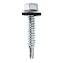 50 TORNILLOS HEXAGONAL AUTOPERFORANTE RONDANA1 1/2 PULGADA PLATA