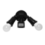 LUMINARIA ELÉCTRICA PARA MURO CON SENSOR 19 W NEGRO 1 PIEZA