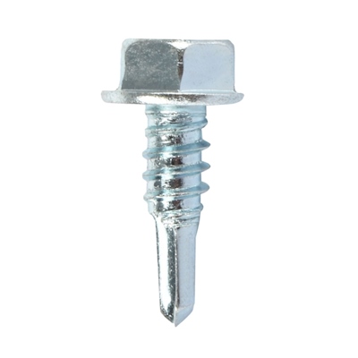 50 TORNILLOS HEXAGONAL AUTOPERFORANTE1/4 X 3/4PULGADA GRIS