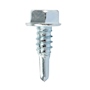 50 TORNILLOS HEXAGONAL AUTOPERFORANTE1/4 X 3/4PULGADA GRIS