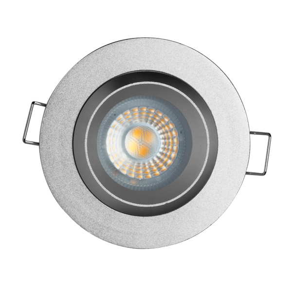 LÁMPARA DE EMPOTRAR EN TECHO TIPO DOWNLIGHT 6 X 7.8 CM 1 LUZ ALUMINIO LUZ CÁLIDA