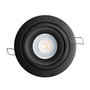 LÁMPARA DE TECHO EMPOTRABLE LED REDONDA 4.2 PUL 4.5 W NEGRA MATE