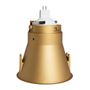 LÁMPARA DE TECHO EMPOTRABLE LED REDONDA 12.5 X 10.5 CM 4.5 W DORADA MATE