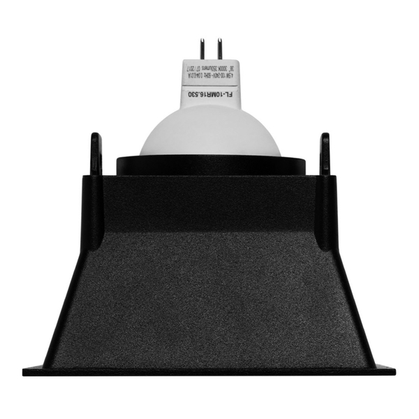 LÁMPARA DE TECHO EMPOTRABLE LED TIPO DOWNLIGHT CUADRADA 4.5 W NEGRO MATE