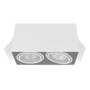 LÁMPARA DE TECHO EMPOTRABLE LED RECTANGULAR 8" 9 W BLANCA MATE 4000 K
